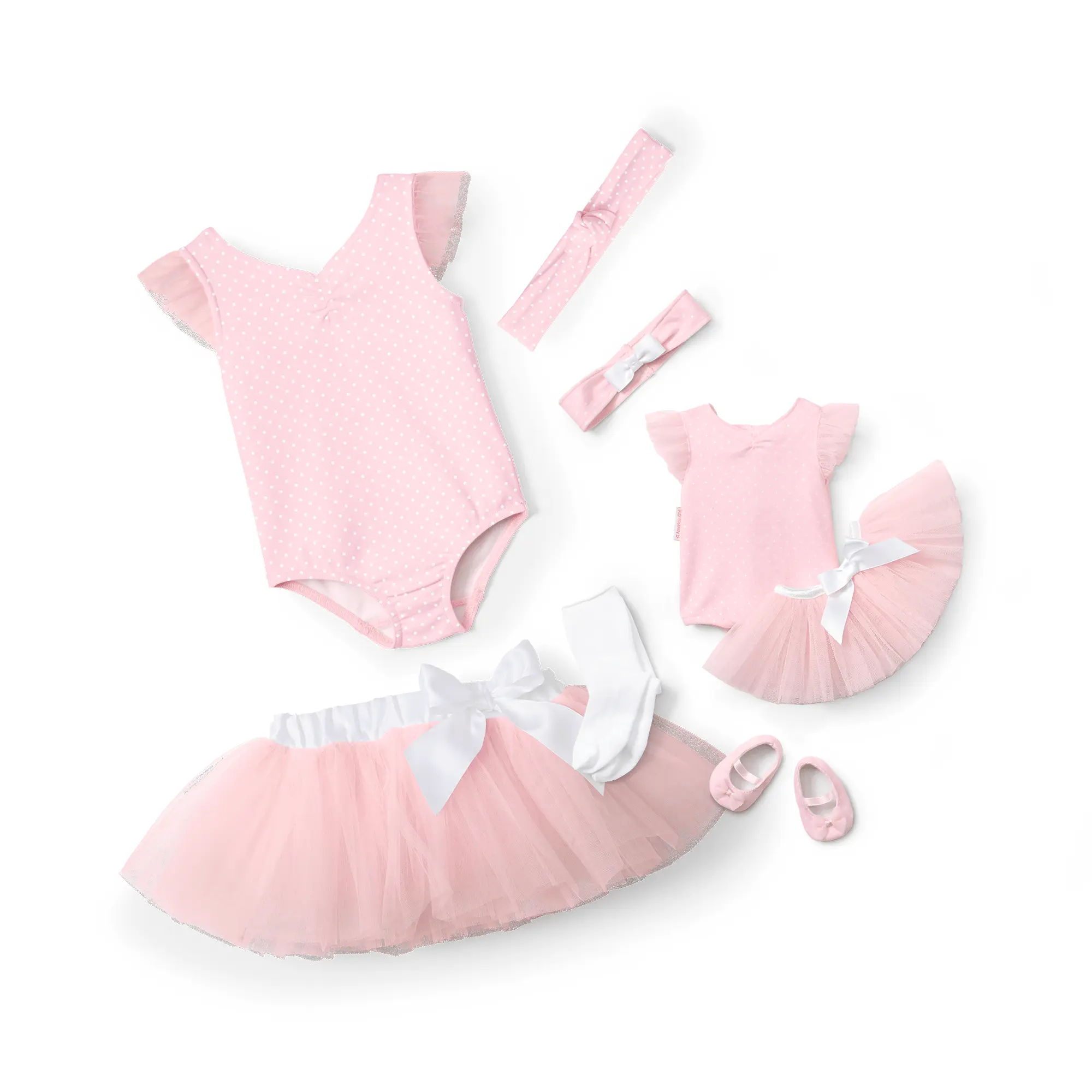 Bitty's Ballerina Outfit For Little Girls & Bitty Baby Dolls - Image 3
