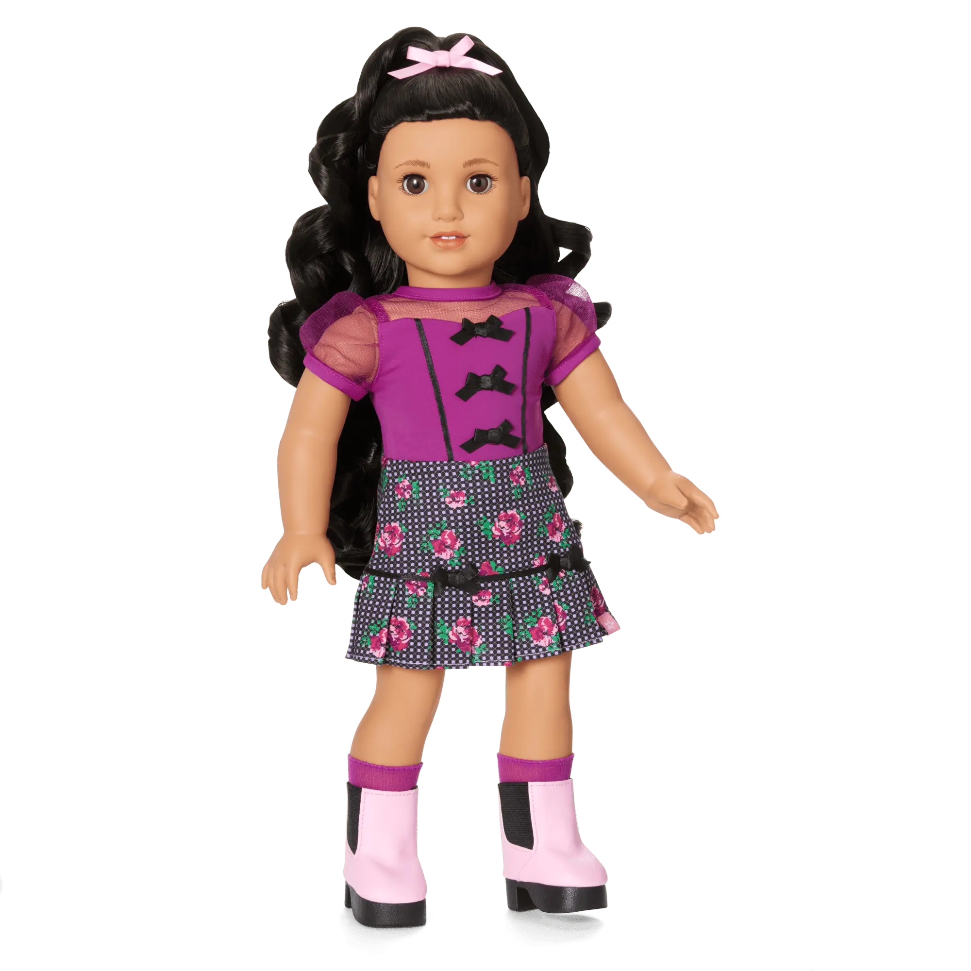 Bows & Blooms Outfit For 18-Inch Dolls - Image 2