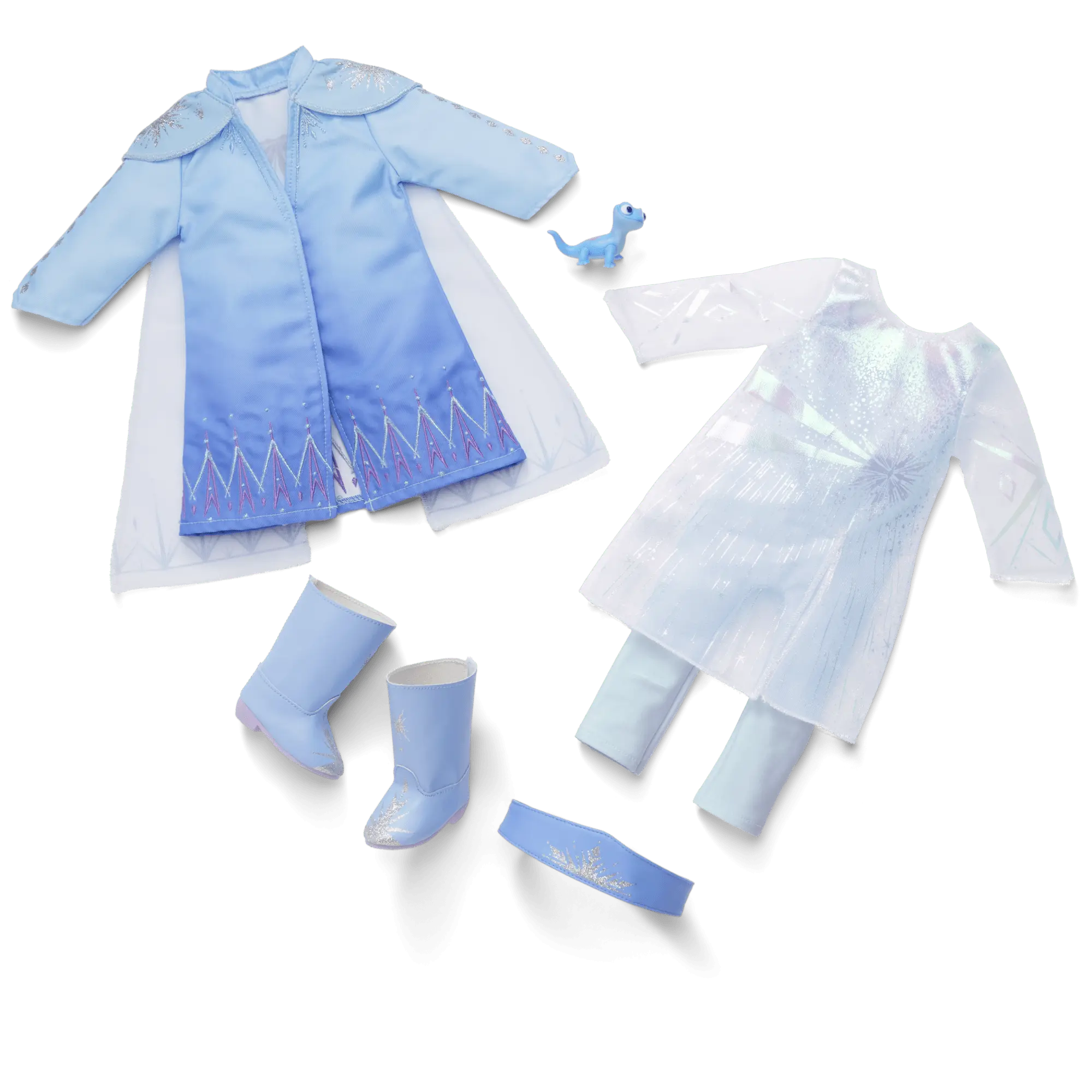 Disney Frozen Elsa Travel Outfit & Bruni For 18-Inch Dolls By American Girl