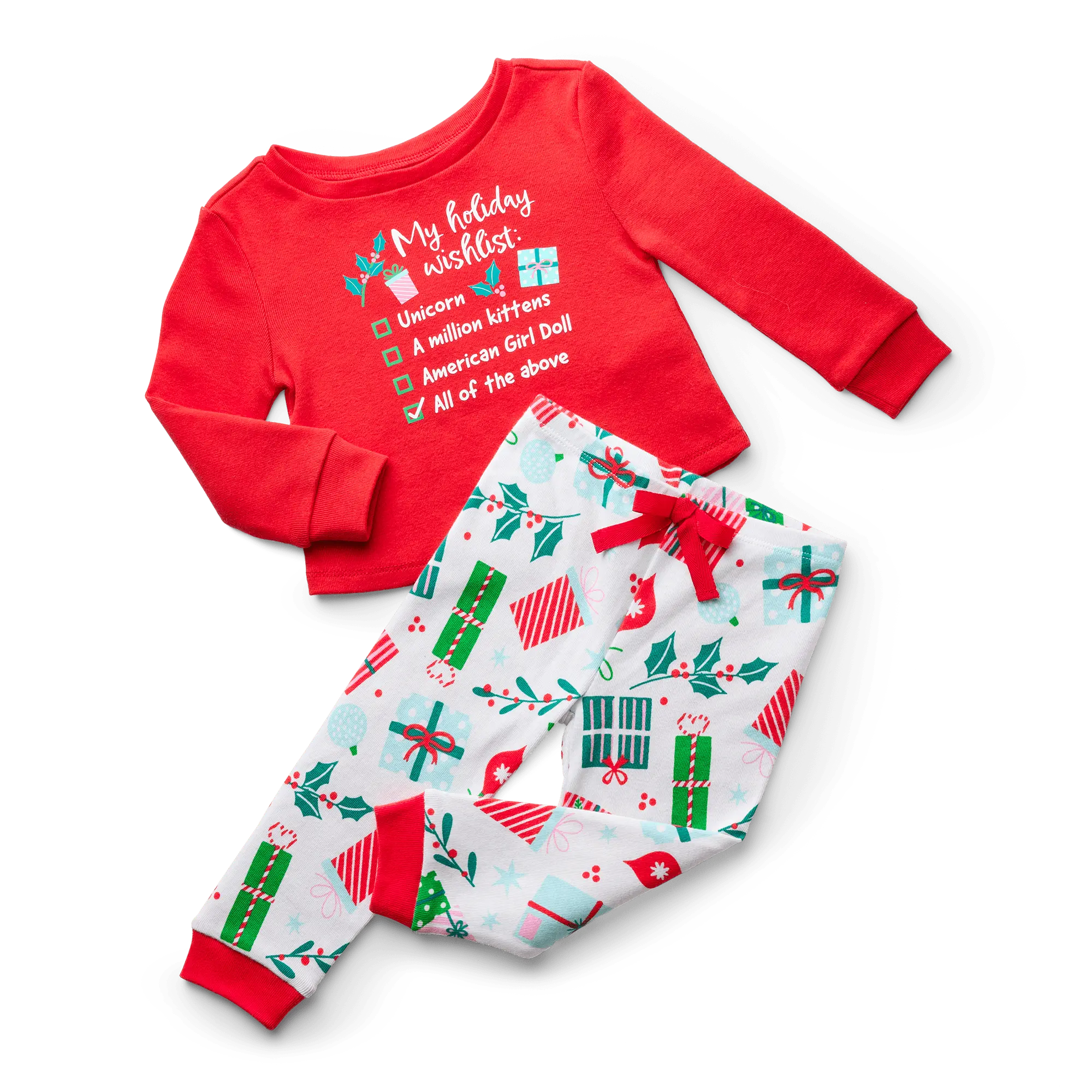 Holiday Wish List Pjs For Girls - Image 8