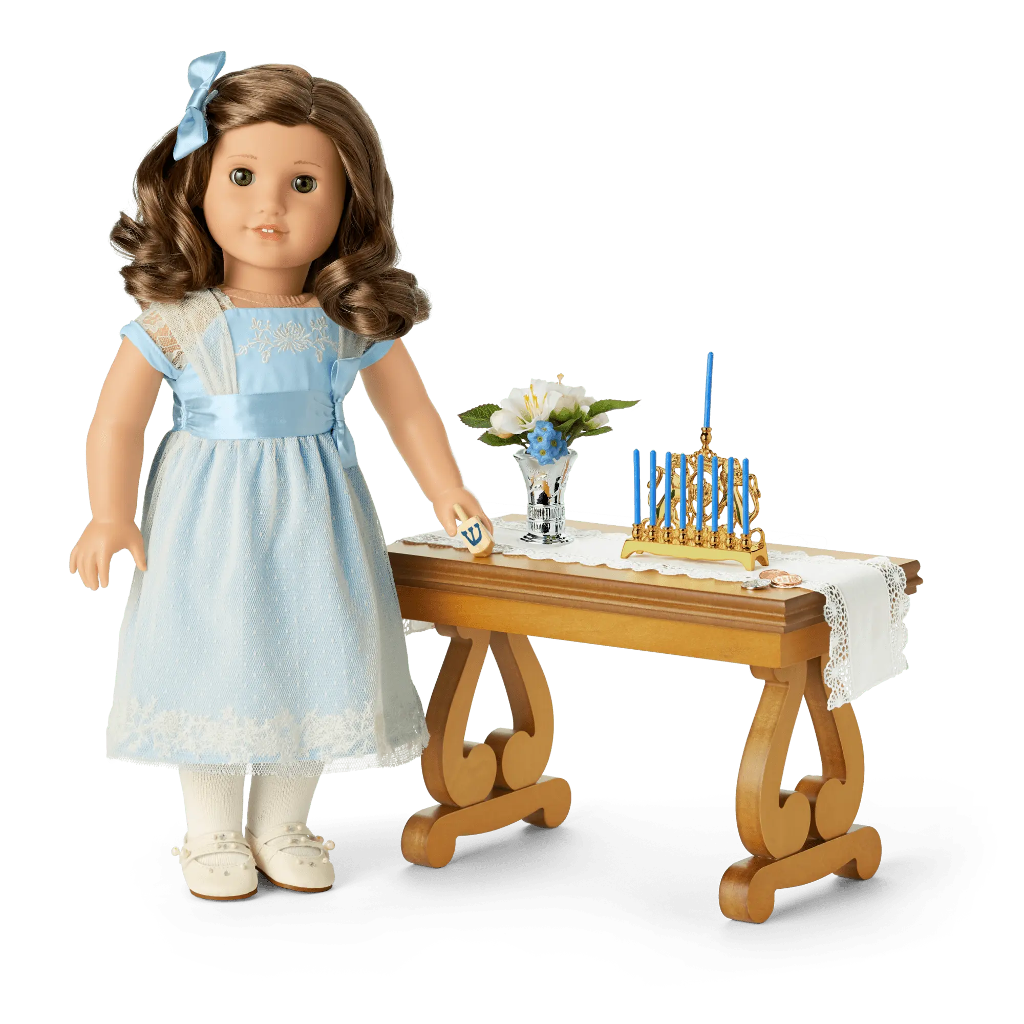 Rebecca's Hanukkah Outfit For 18-Inch Dolls (Historical Characters) - Image 4