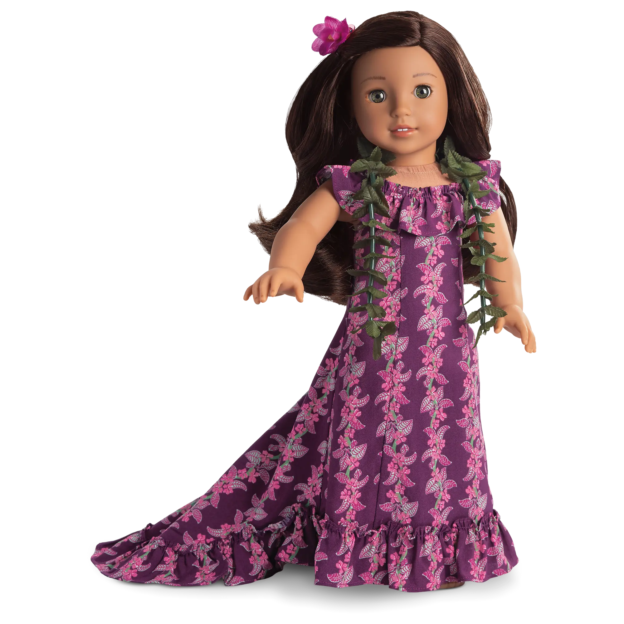 Nanea's Holoku Dress For 18-Inch Dolls (Historical Characters) - Image 2