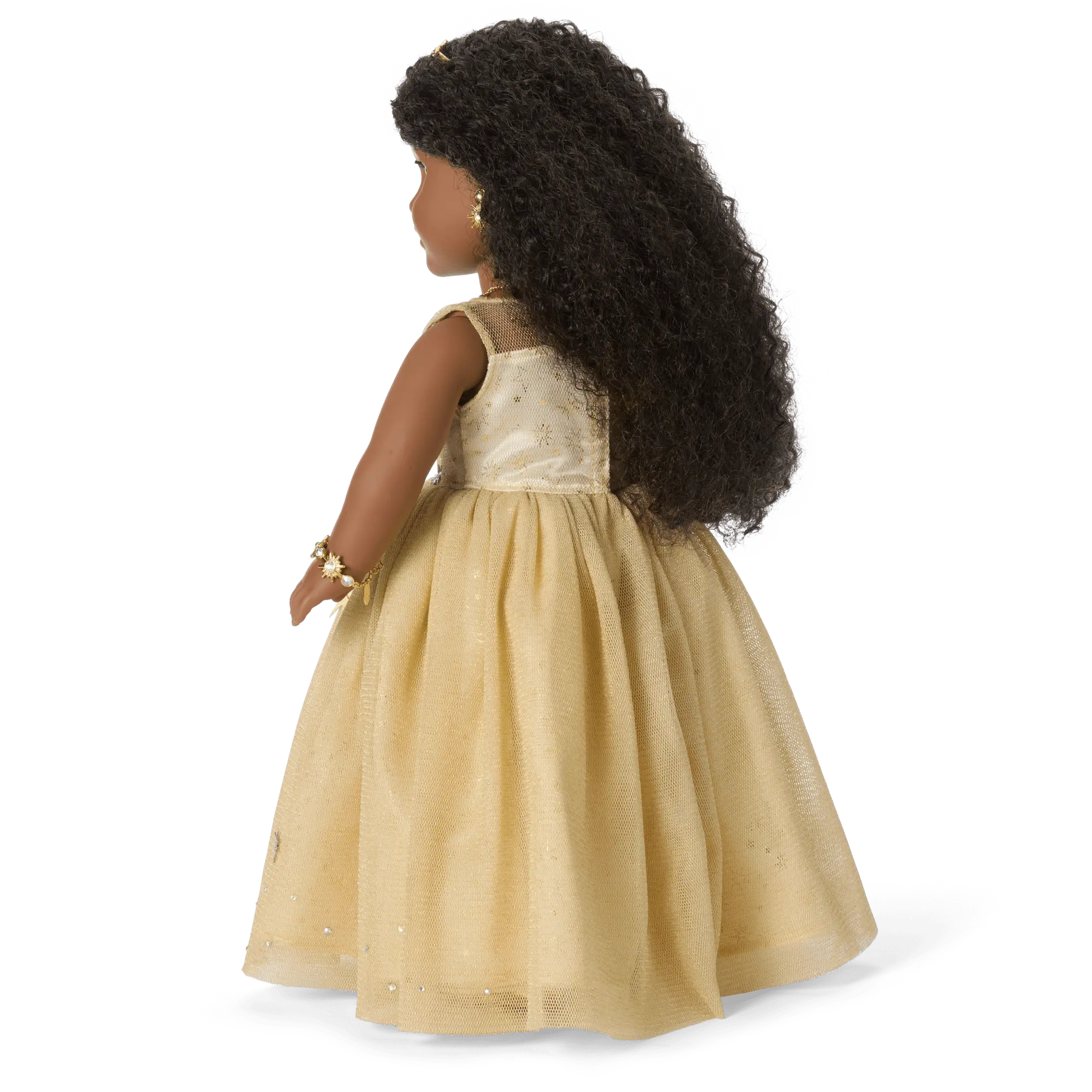 American Girl 2025 Glimmering Gold Holiday Collector Doll - Image 2