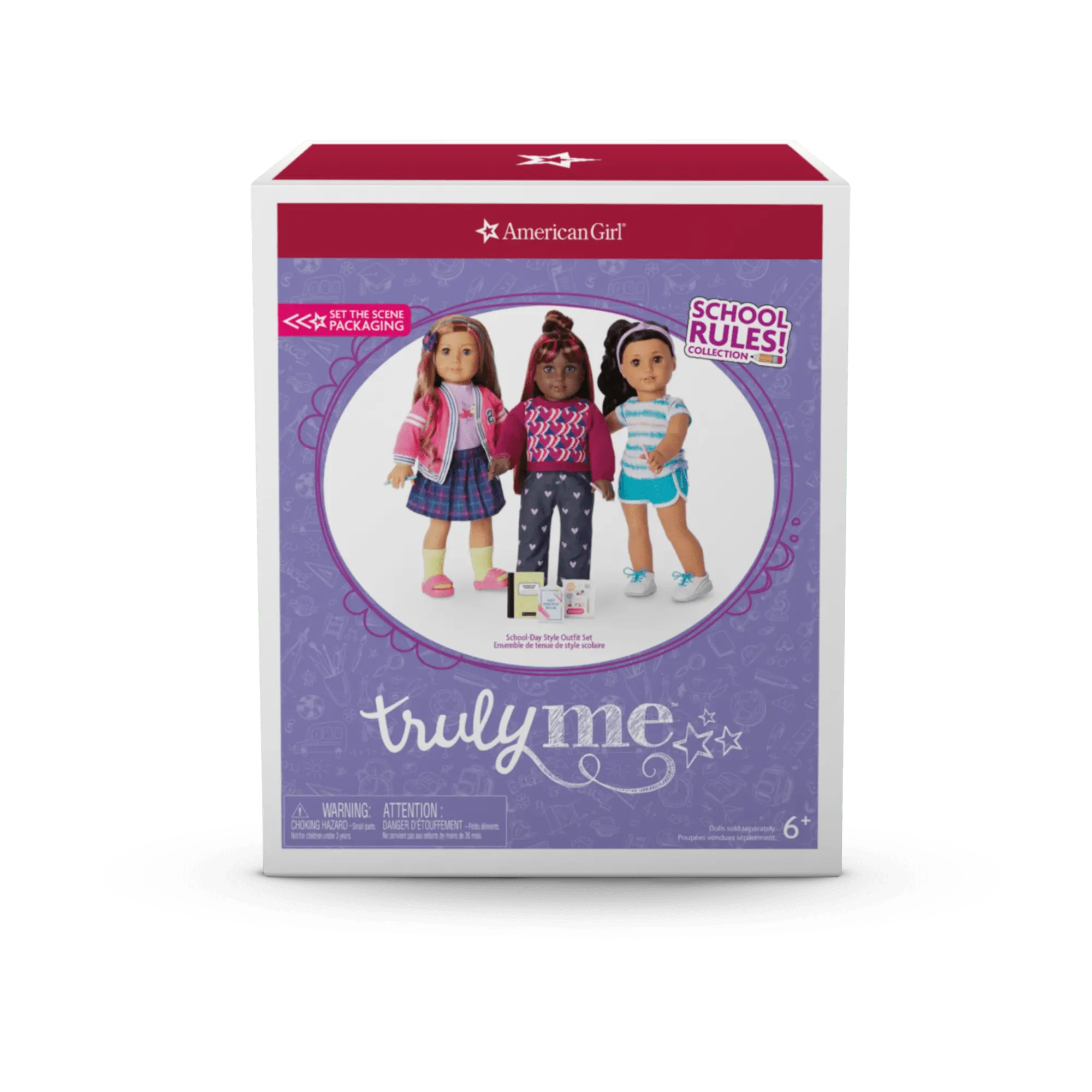 School-Day Style Outfit Set For 18-Inch Dolls - Image 17
