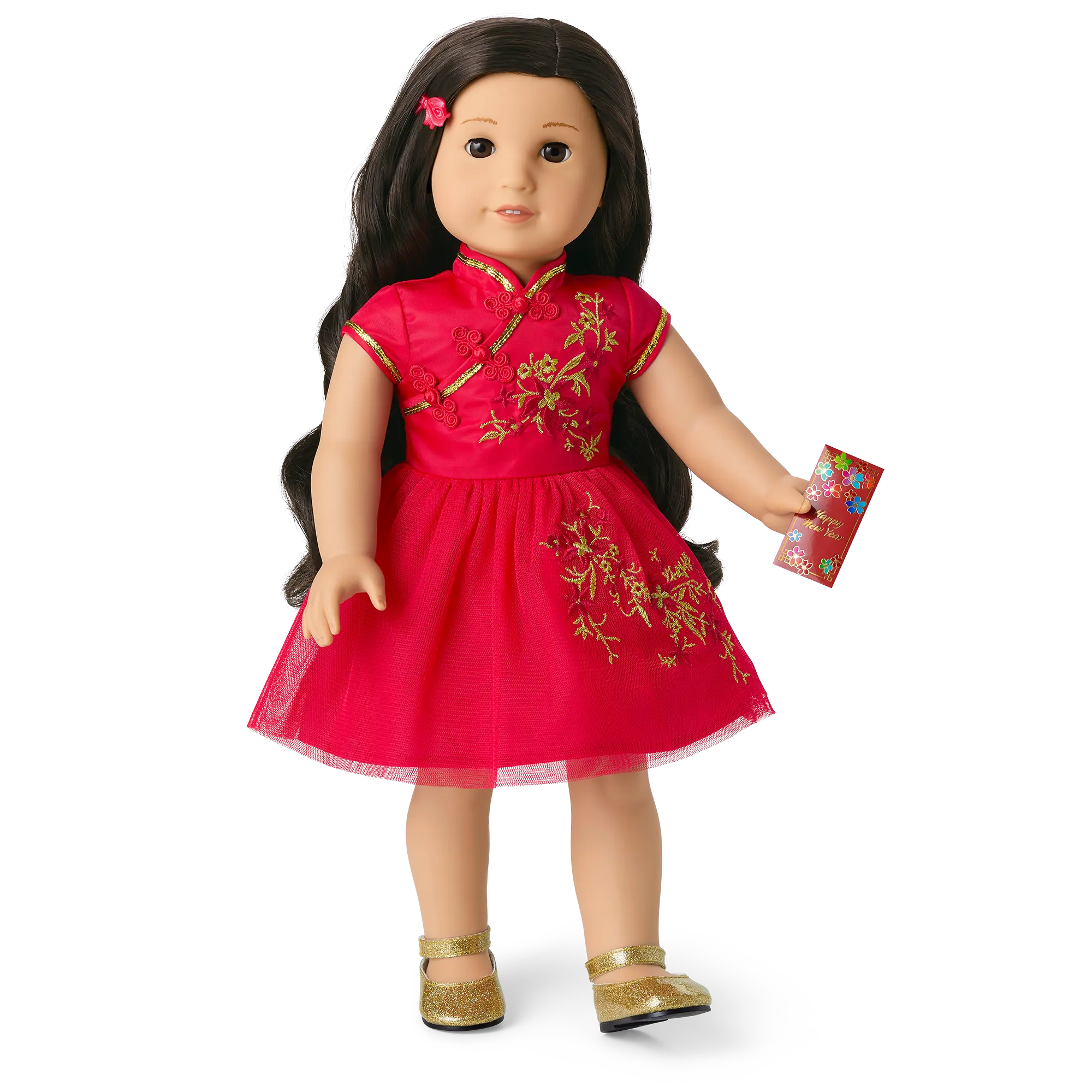 Lunar New Year's Celebration Outfit For 18-Inch Dolls - Image 2
