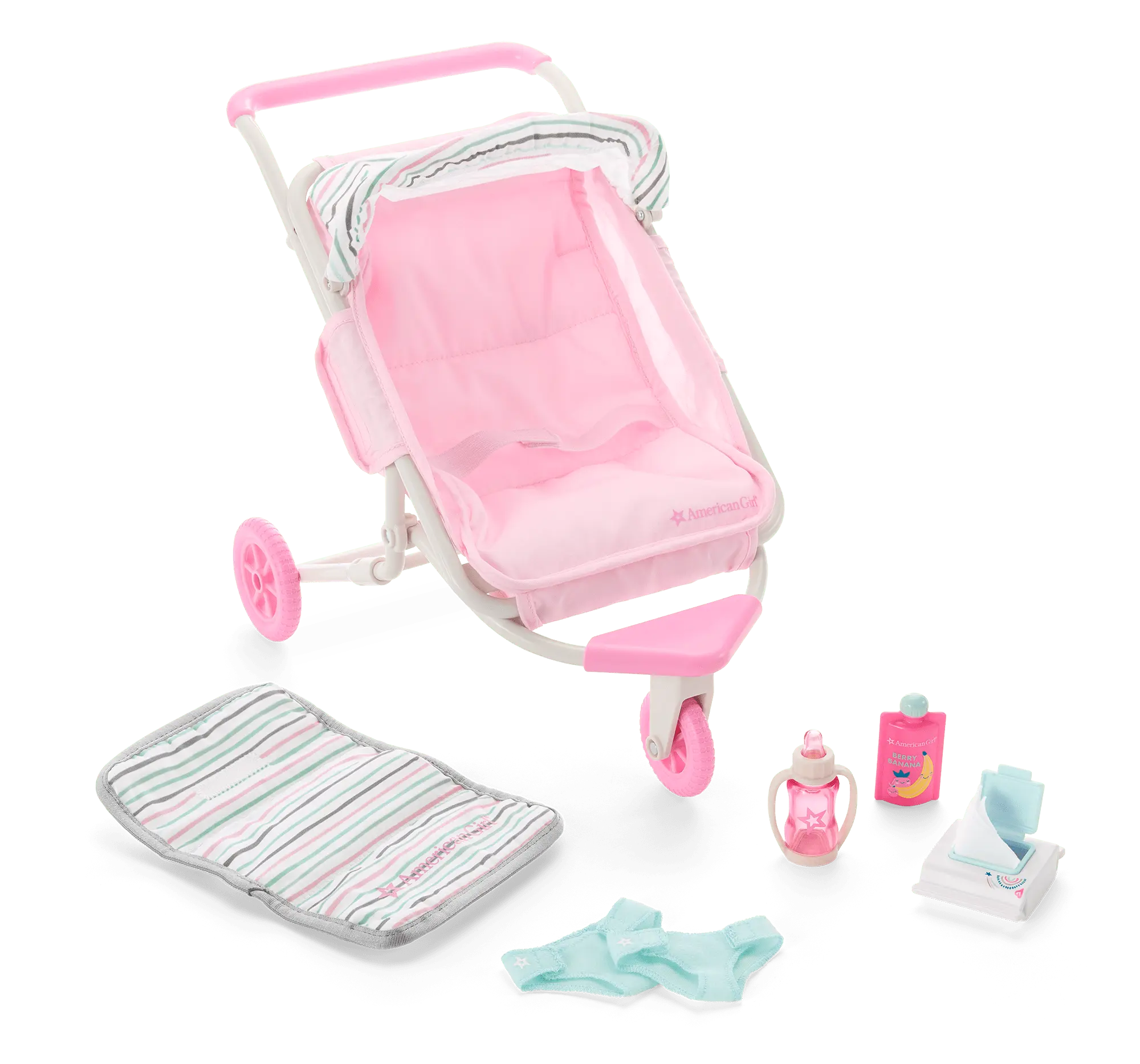 Little Bitty Baby Double Stroller Set For 7.75-Inch Dolls - Image 2
