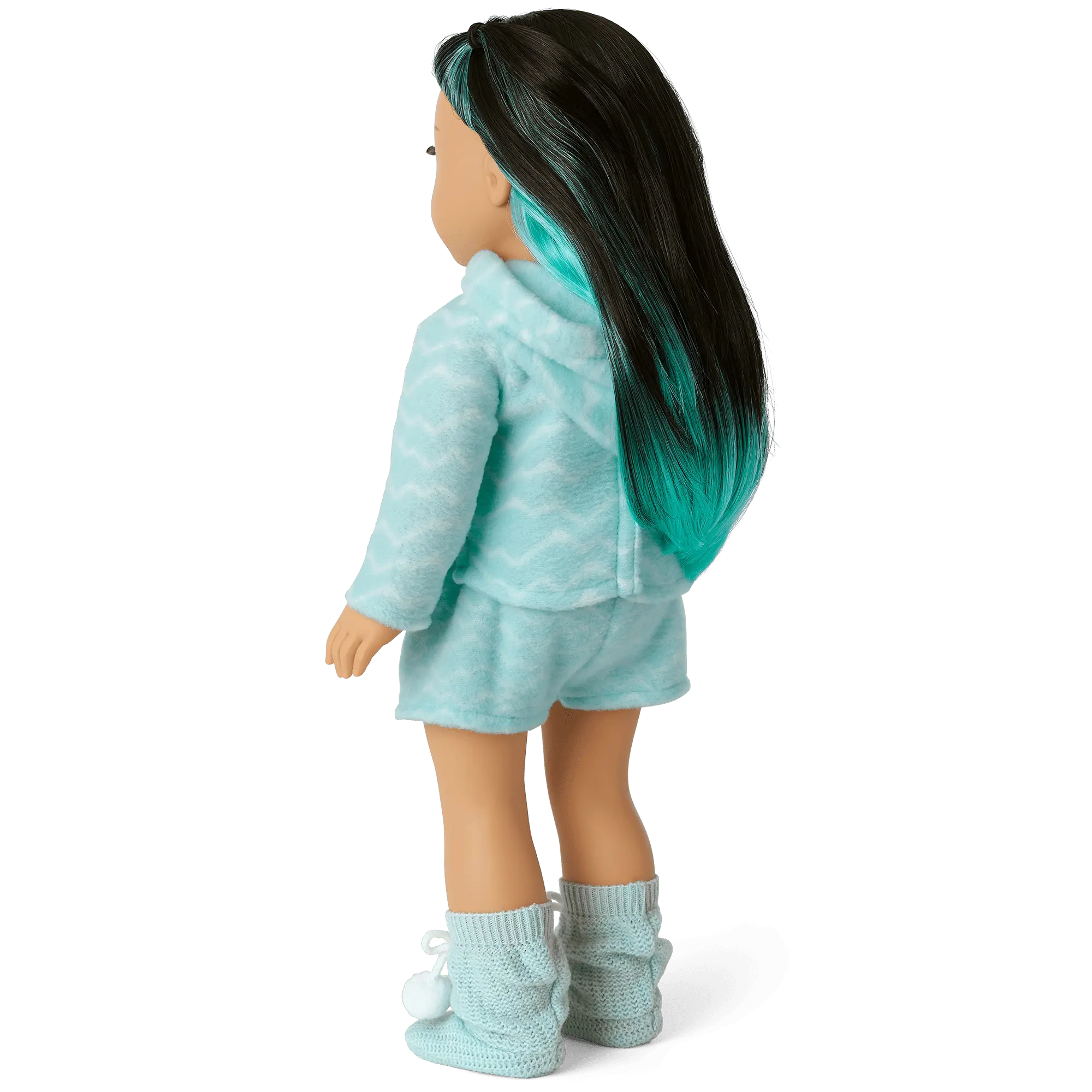 Corinne's Powder Blue Pajamas For 18-Inch Dolls - Image 3