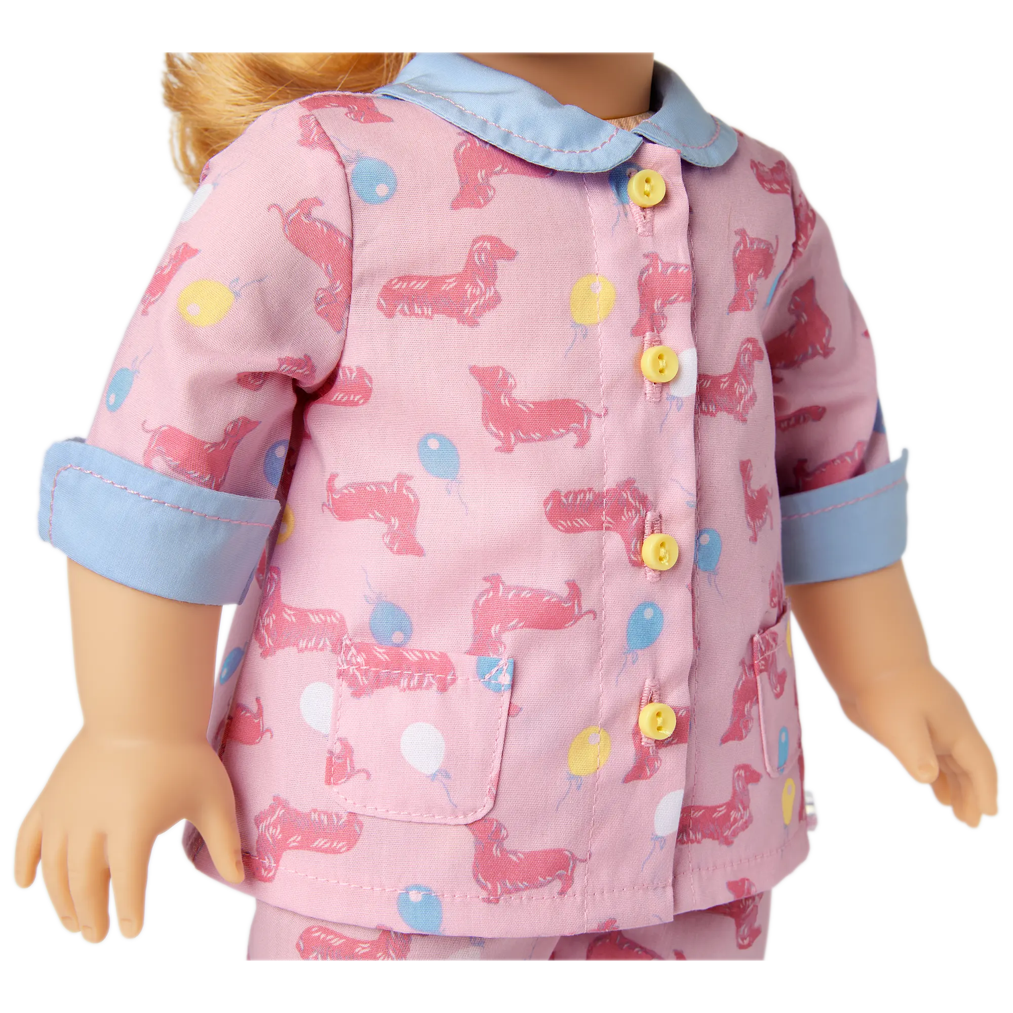 Maryellen's Dachshund Pajamas For 18-Inch Dolls (Historical Characters) - Image 5