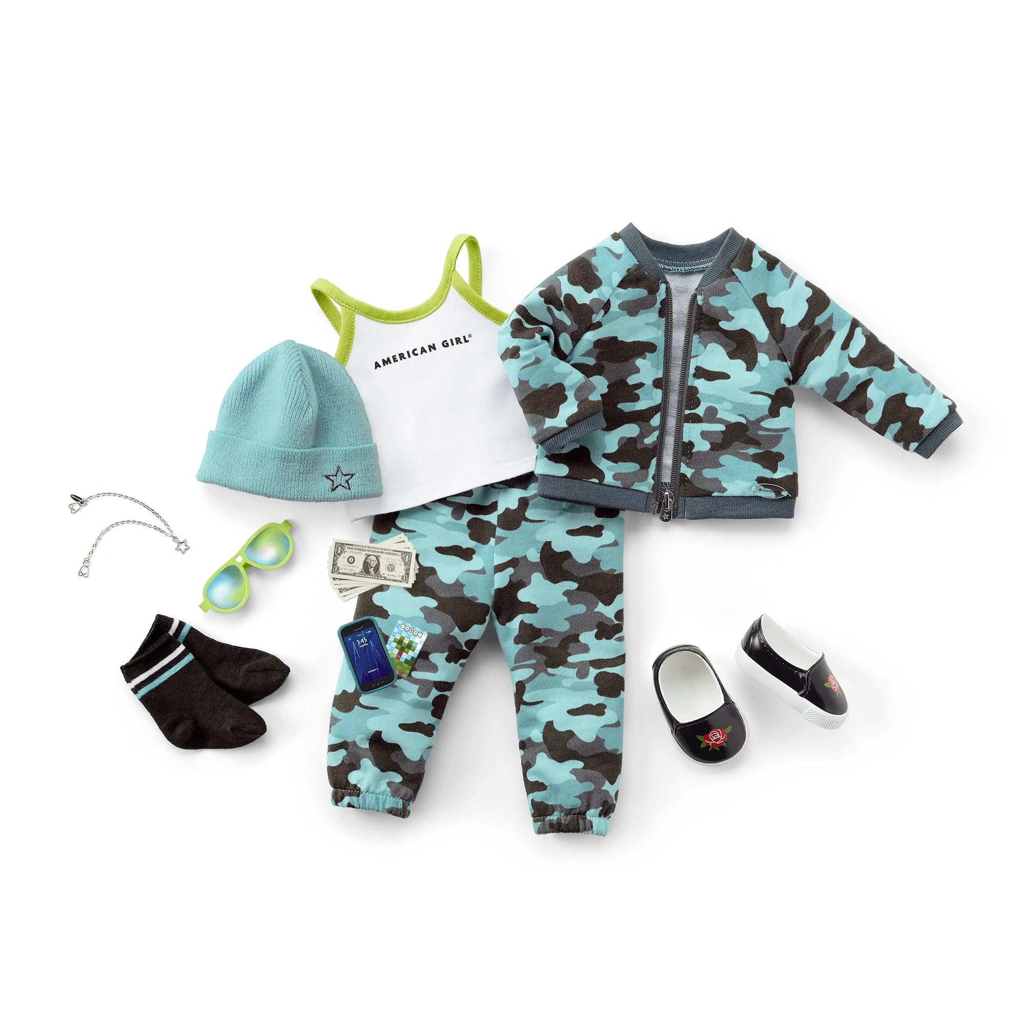 Truly Me Doll #89 In Cool Camo + Chic & Stylish Accessories - Image 2