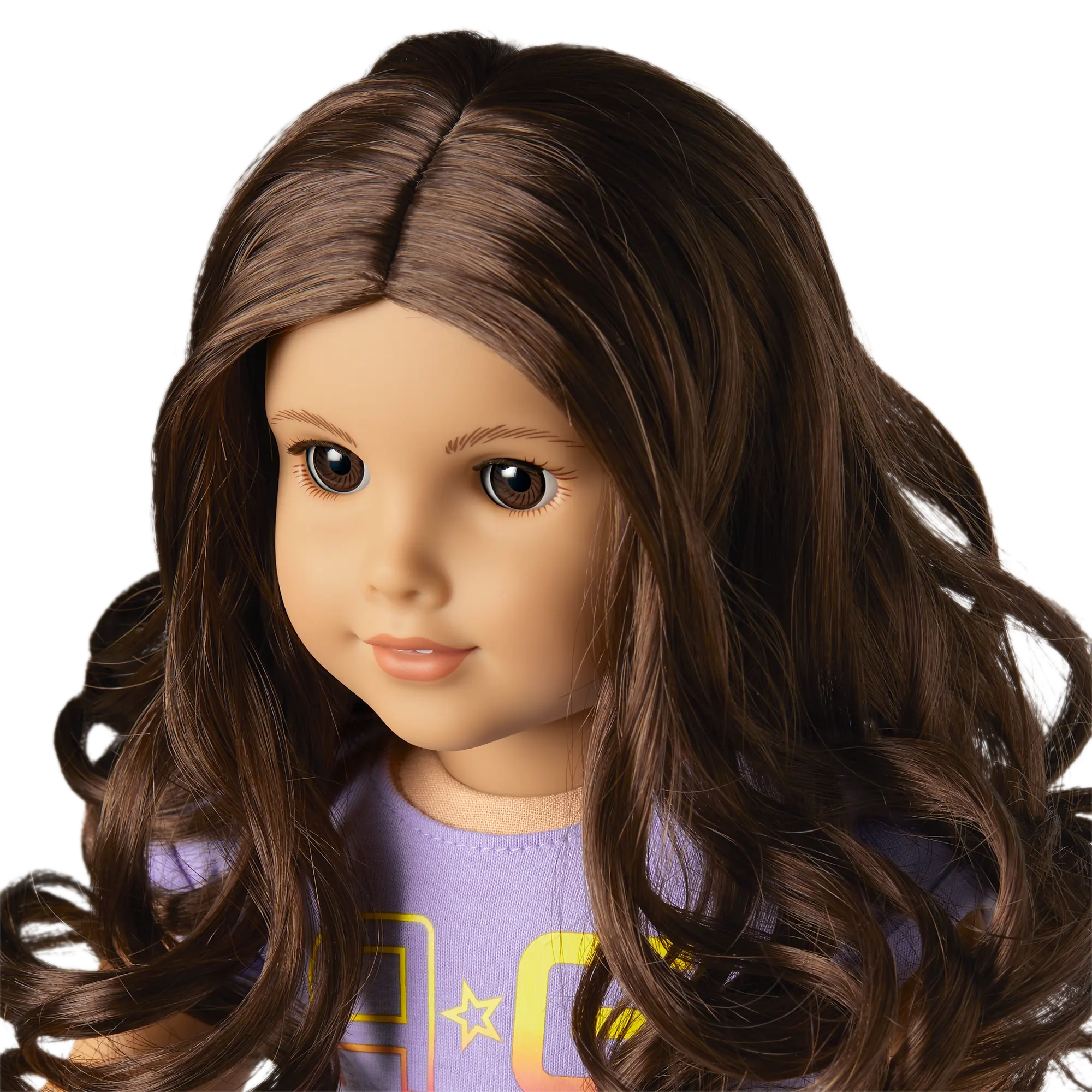 Truly Me 18-Inch Doll #121 With Curly Dark-Brown Hair - Image 4