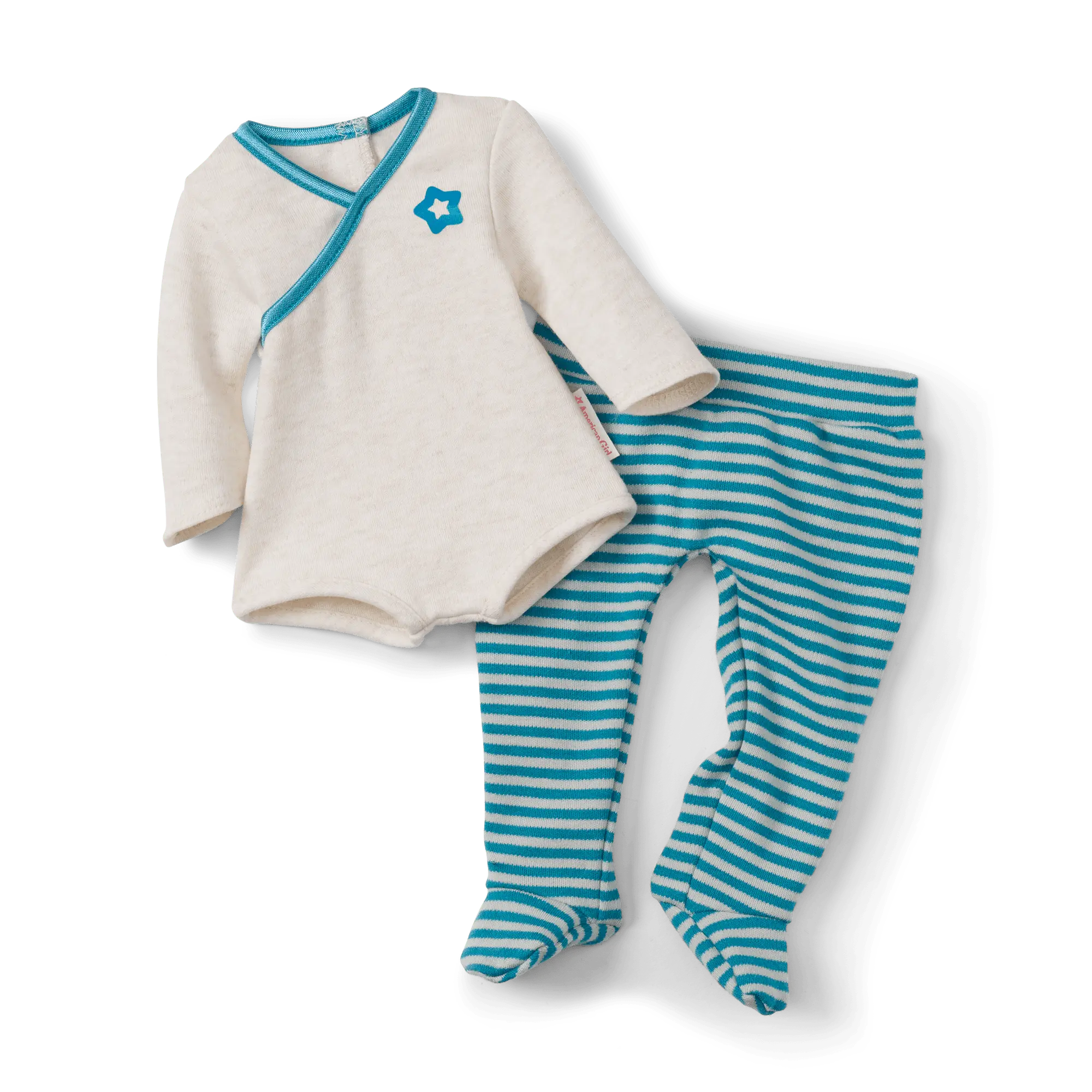 Bitty Baby Doll #4 In Soft Blue + Bear Friend & Board Book - Image 2