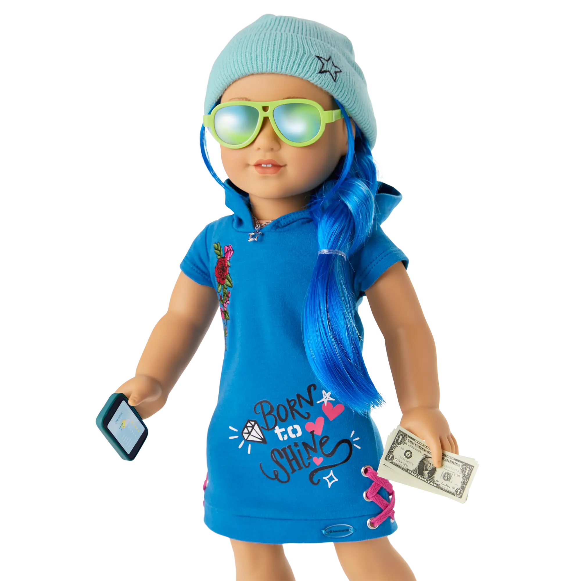 Truly Me Doll #90 In Skater Dress + Chic & Stylish Accessories - Image 7