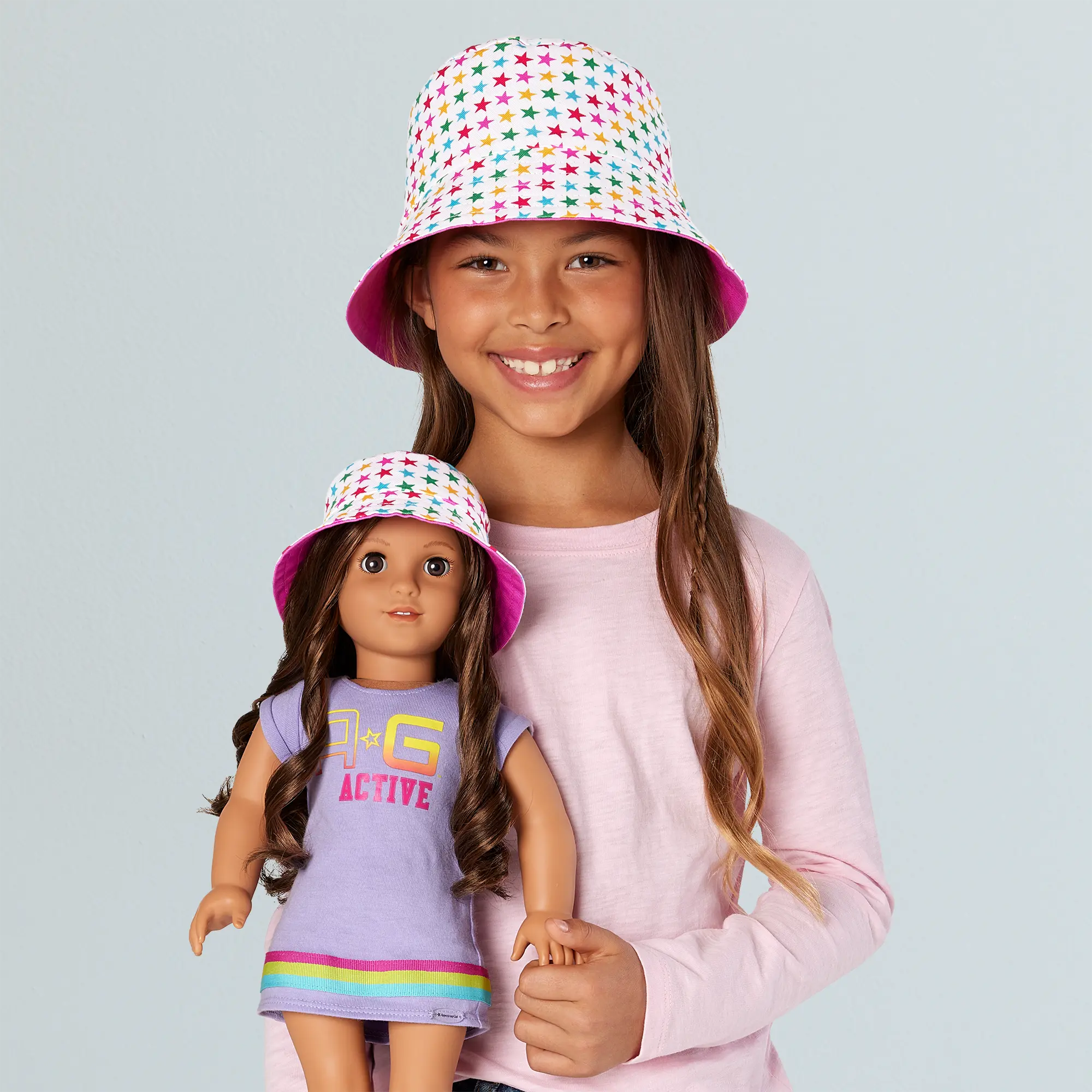 Ag Star Bucket Hat Set For Girls & Dolls - Image 4