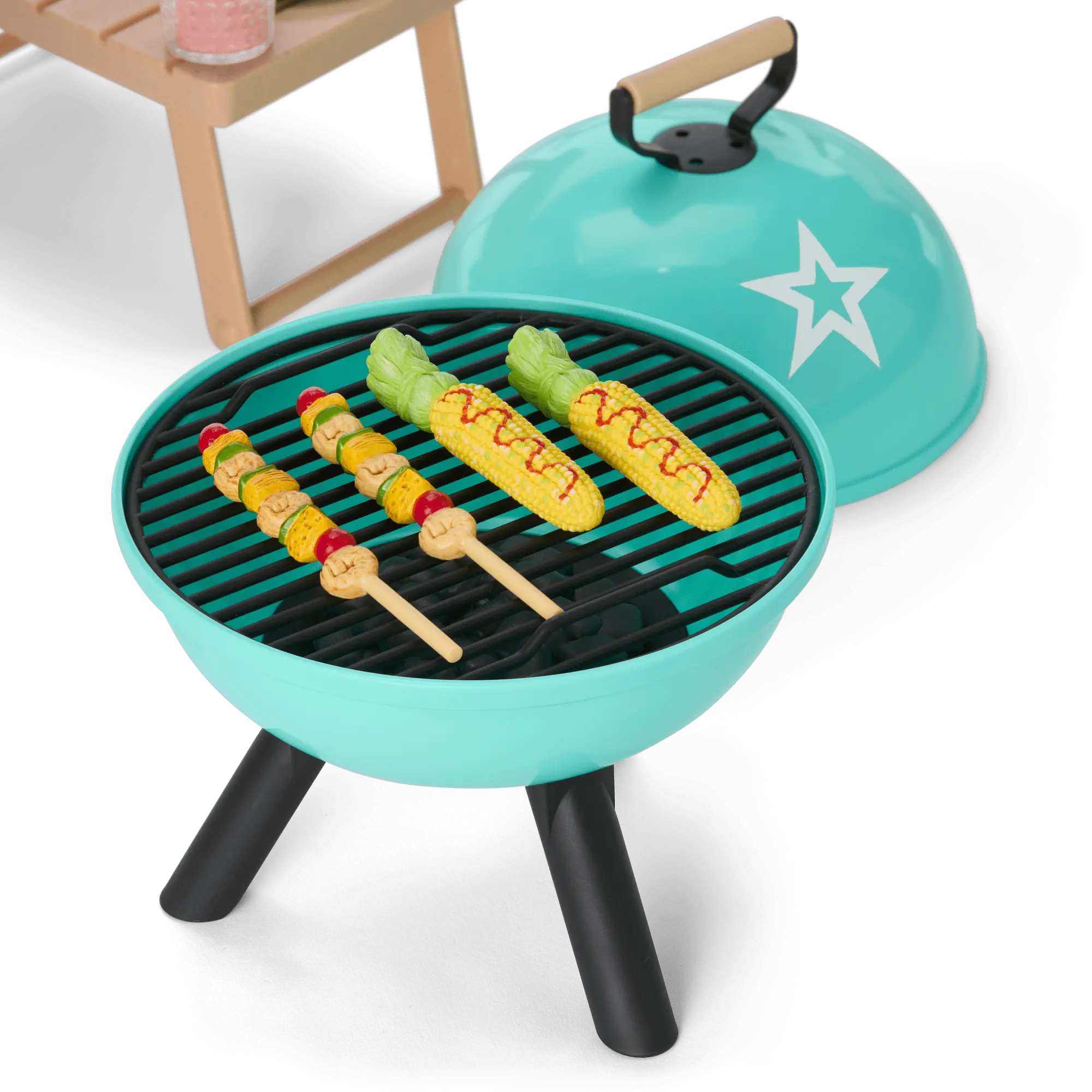 Raquel's Beach Chairs & Barbecue Set For 18-Inch Dolls (Girl Of The Year 2026) - Image 7
