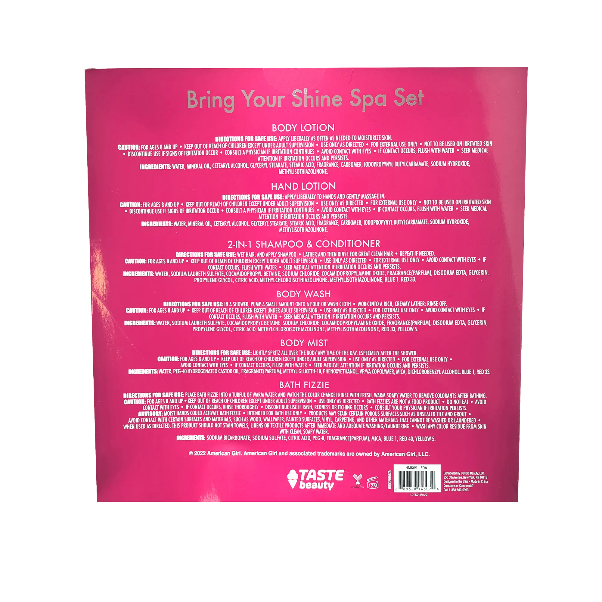 Bring Your Shine Spa Set For Girls - Image 2