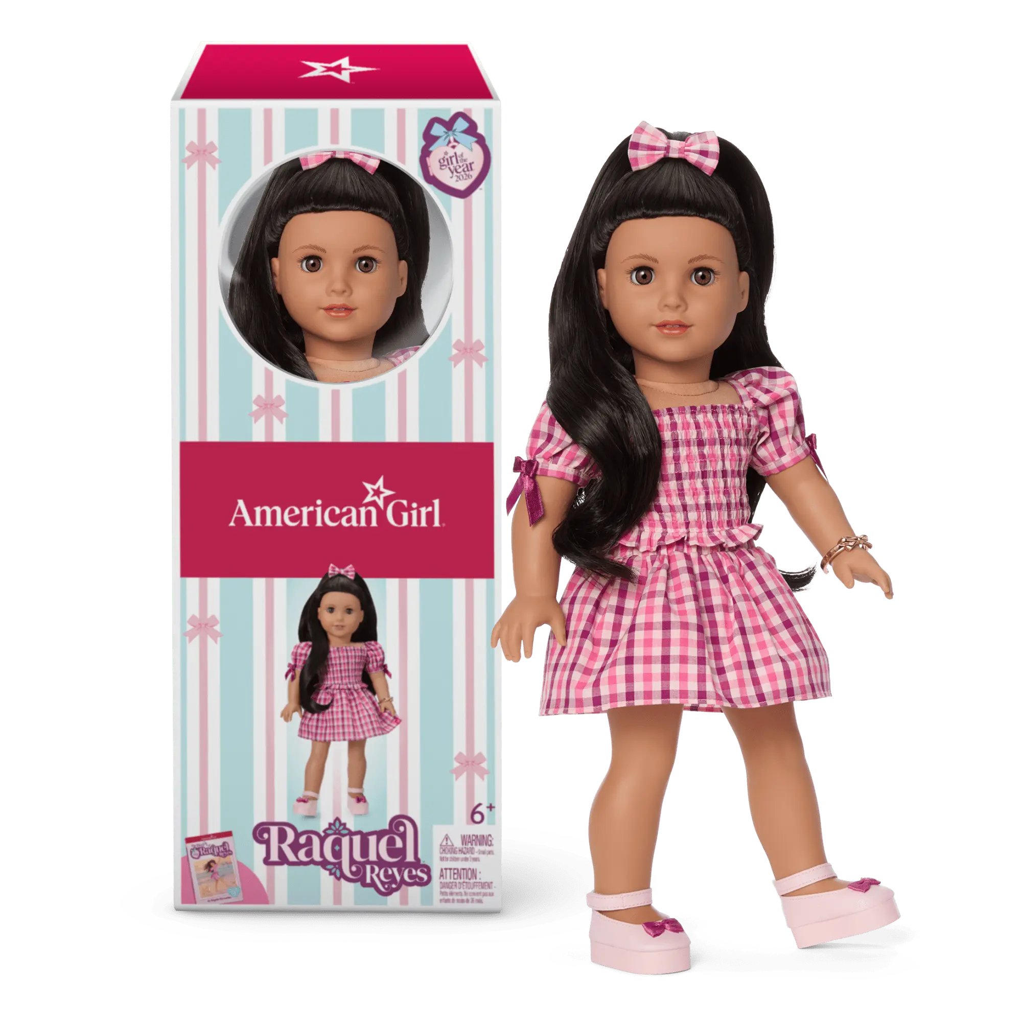 Raquel's Gingham Ruffle Outfit For Girls & 18-Inch Dolls + Raquel Doll (Girl Of The Year 2026) - Image 22