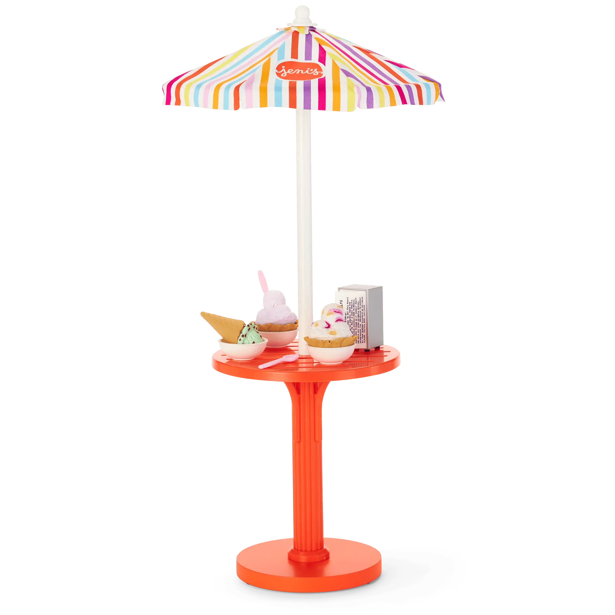 American Girl X Jeni's Full Of Flavor Table For 18-Inch Dolls