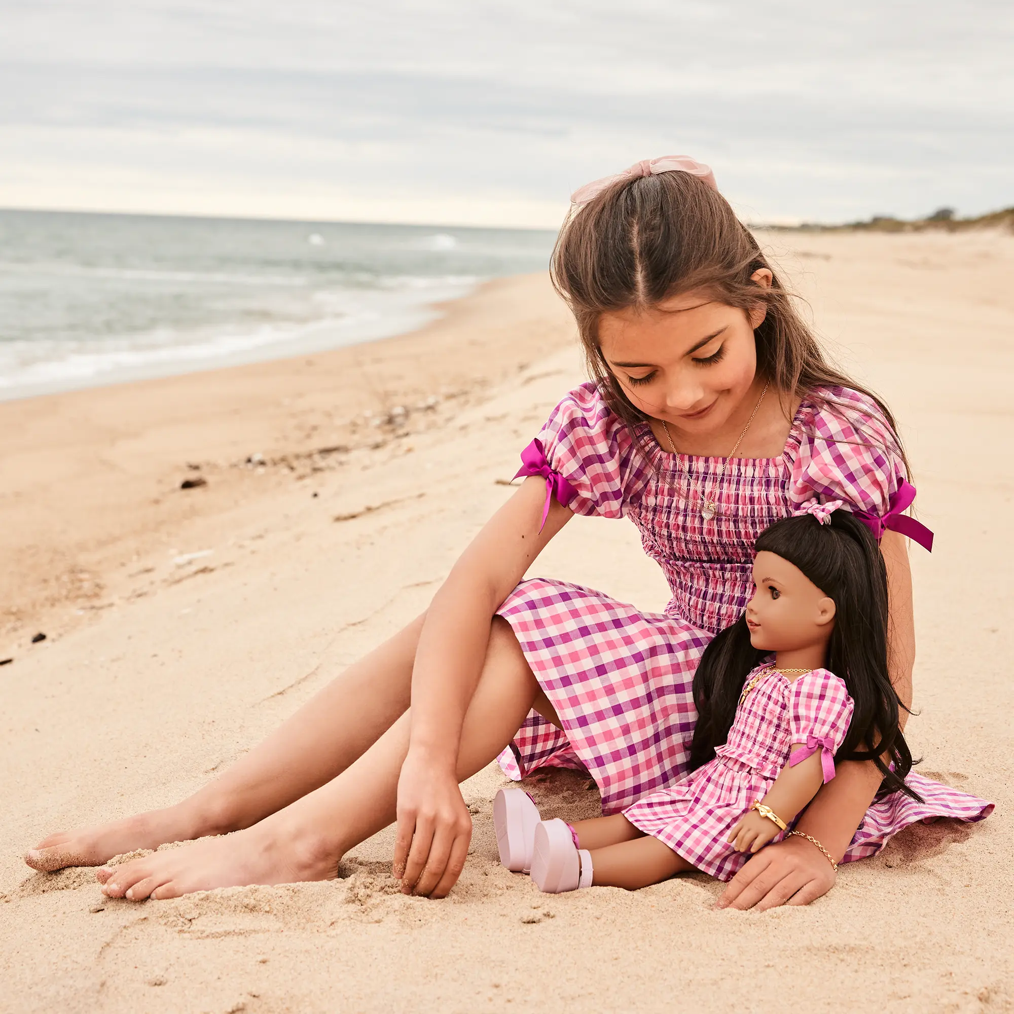 Raquel's Gingham Ruffle Outfit For Girls & 18-Inch Dolls + Raquel Doll (Girl Of The Year 2026) - Image 21