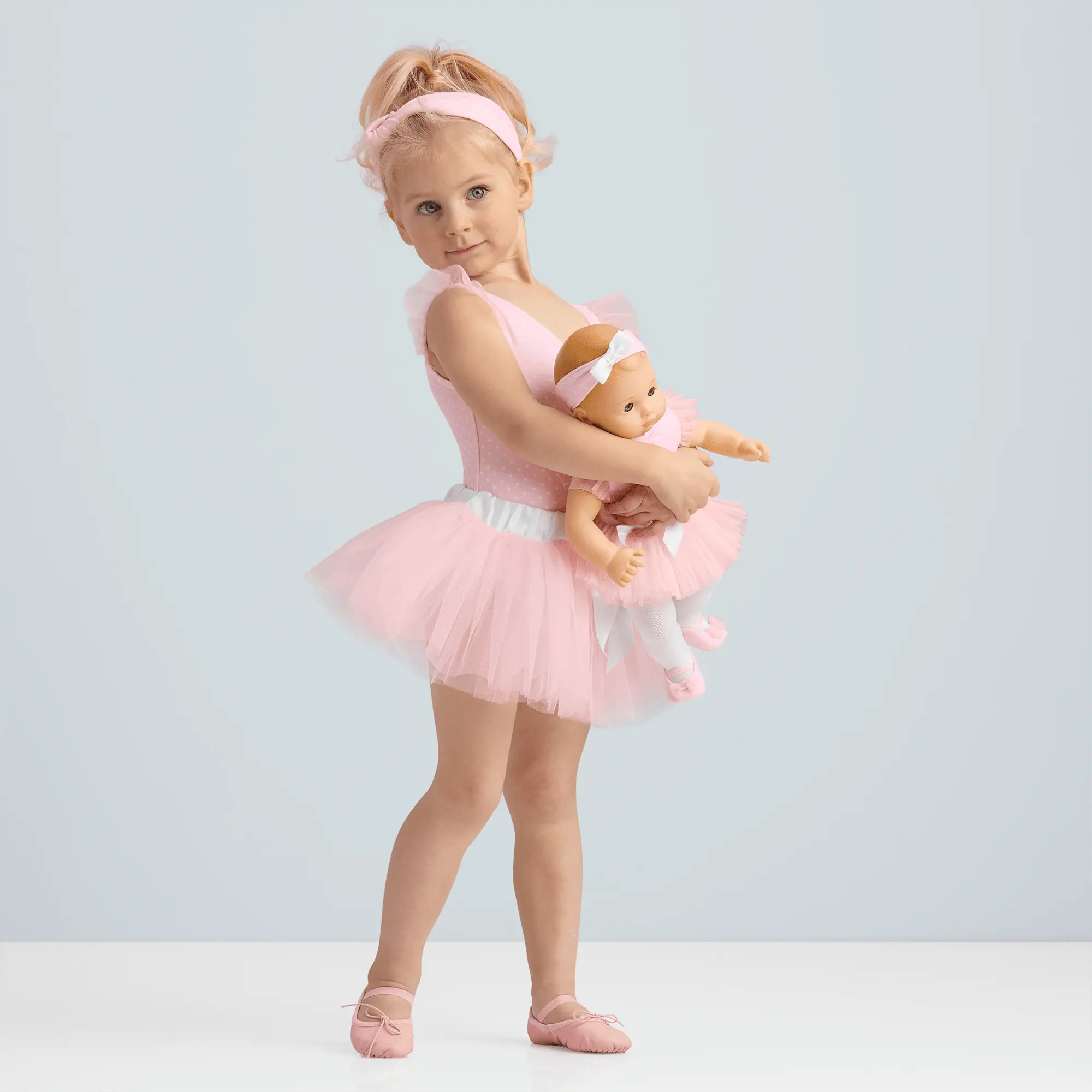 Bitty's Ballerina Outfit For Little Girls & Bitty Baby Dolls - Image 2
