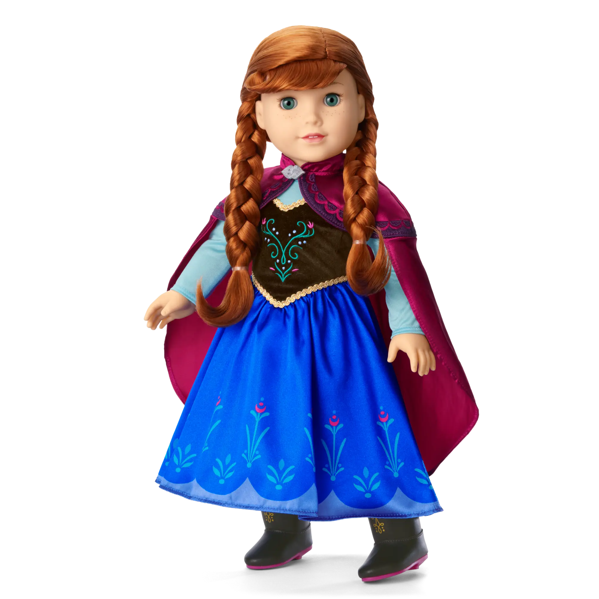 Disney Frozen Anna Doll & Matching Dress For Girls By American Girl - Image 3