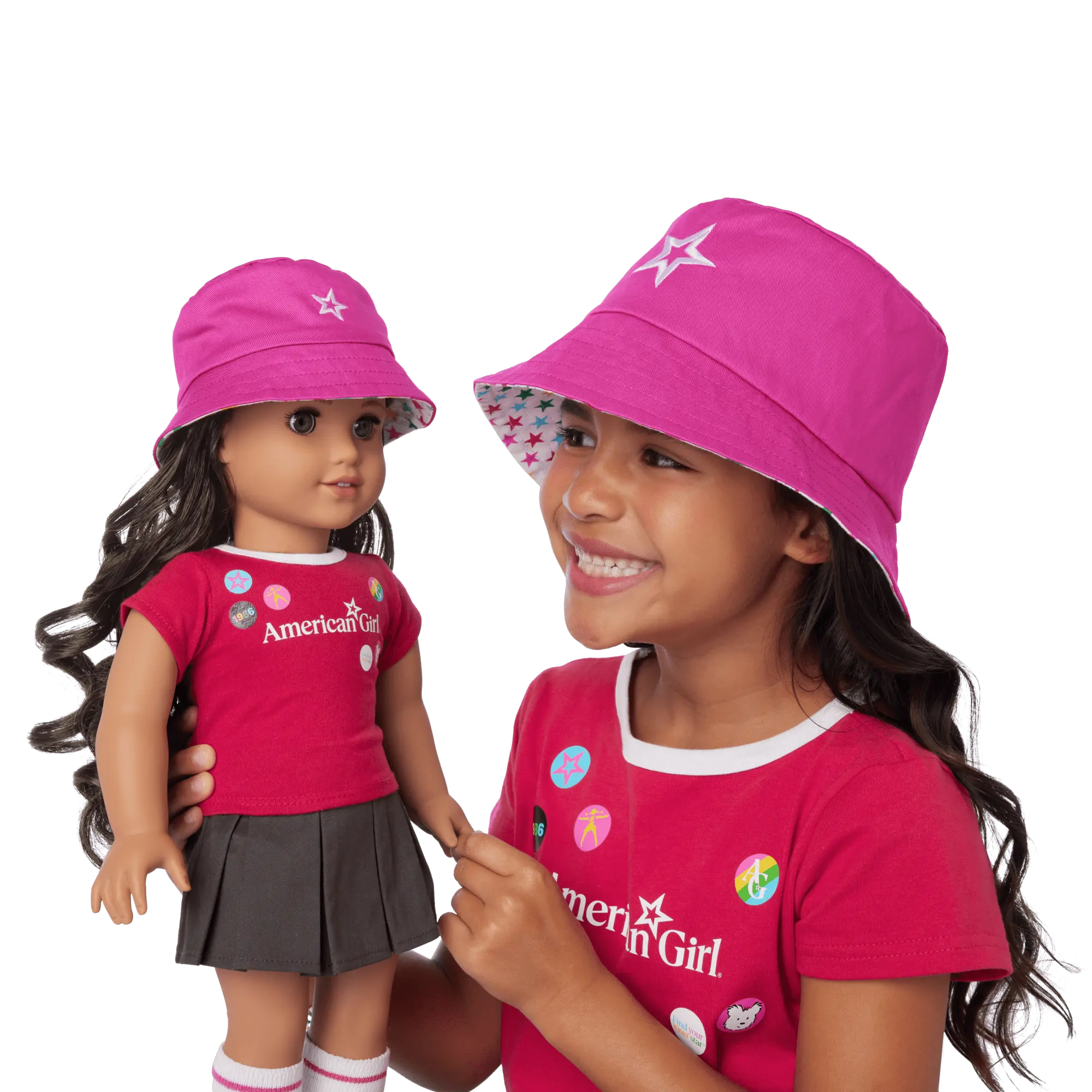 Ag Star Bucket Hat Set For Girls & Dolls - Image 13