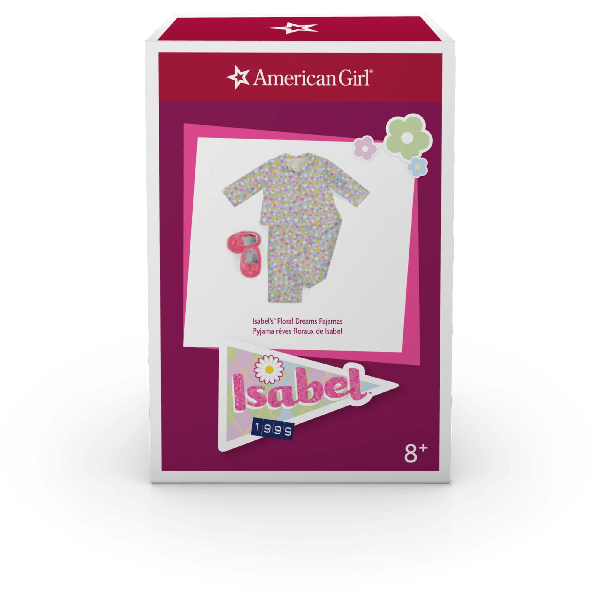 Isabel's Floral Dreams Pajamas For 18-Inch Dolls (Historical Characters) - Image 6