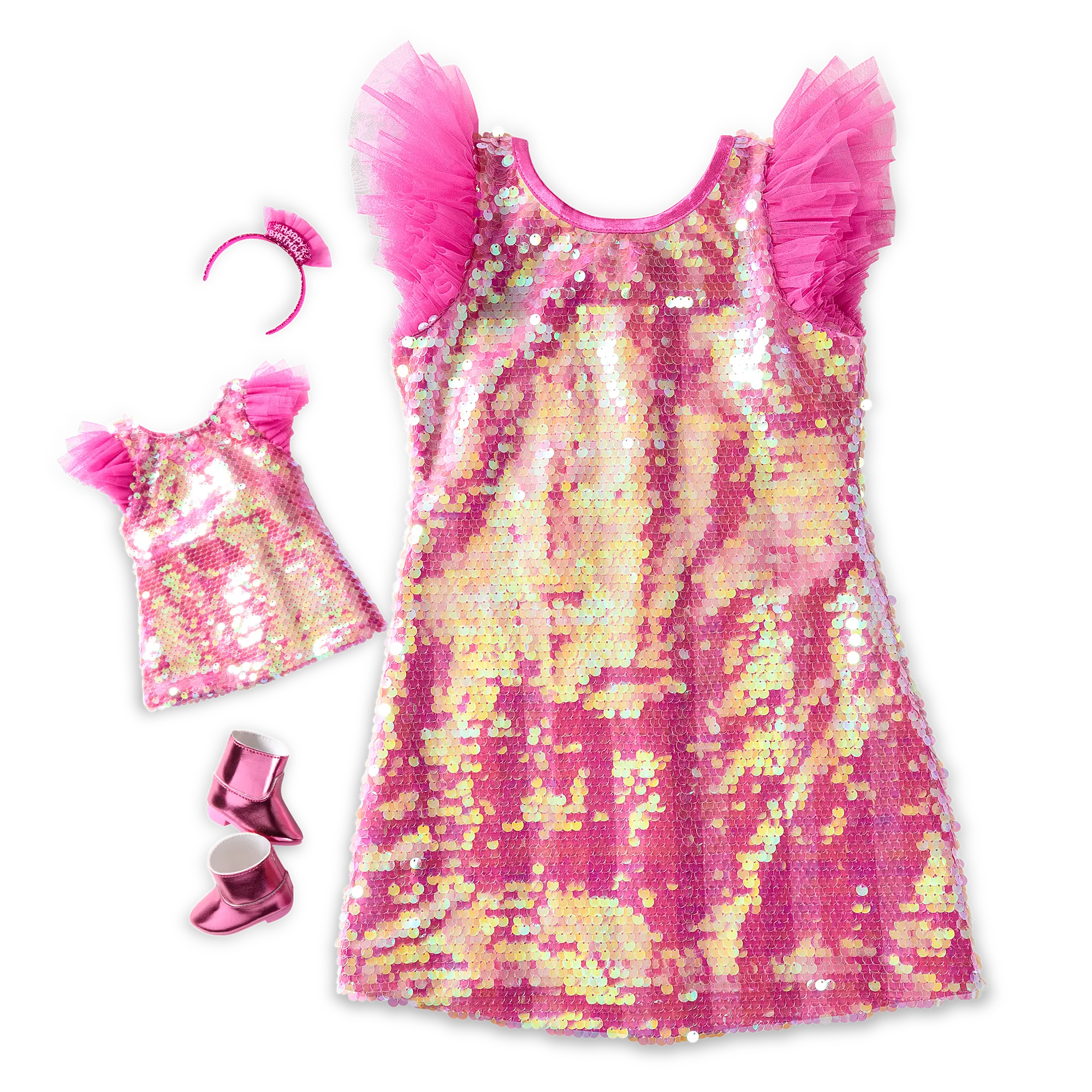 Happy Birthday To You Dresses For Girls & 18-Inch Dolls - Image 3