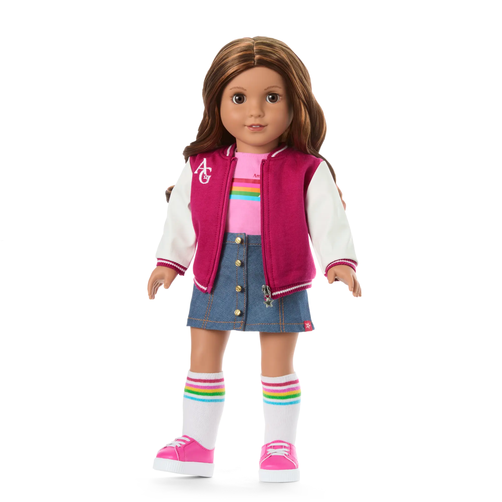 Truly Me 18-Inch Doll #117 With Wavy Dark-Brown Hair - Image 12