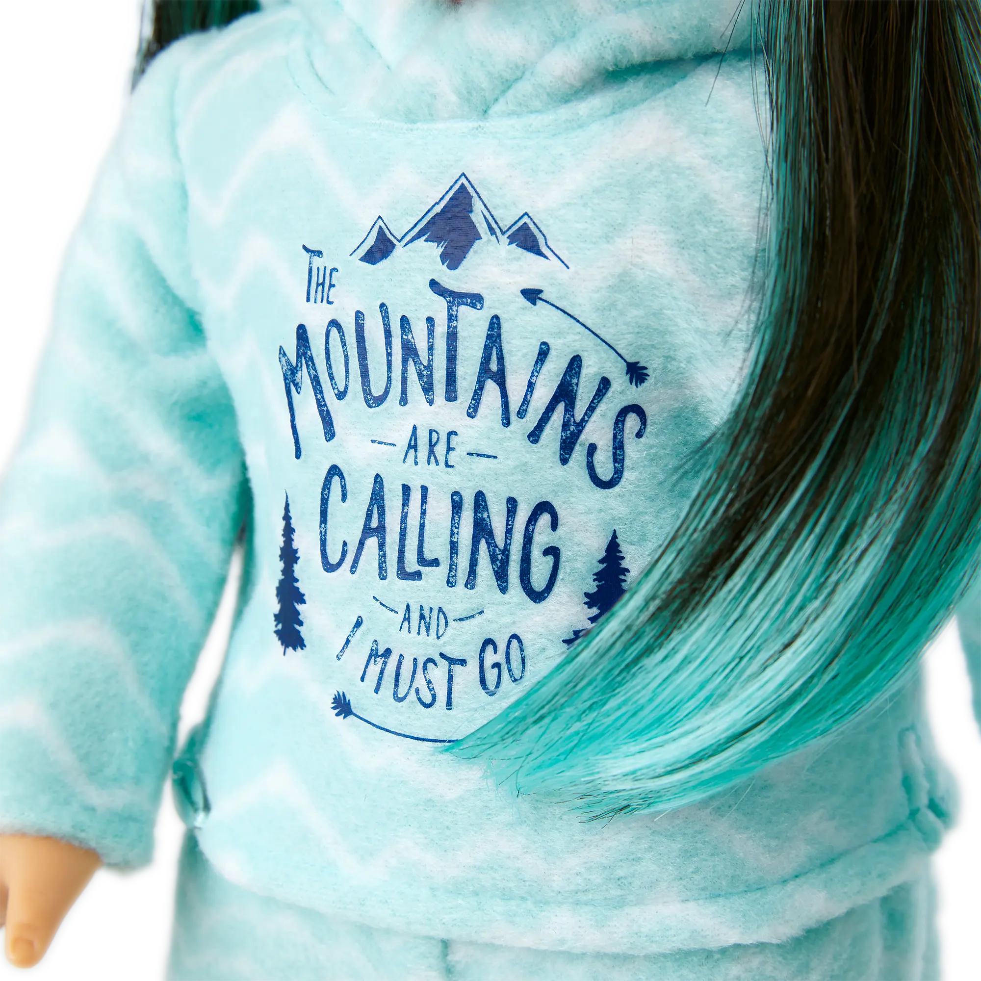 Corinne's Powder Blue Pajamas For 18-Inch Dolls - Image 4