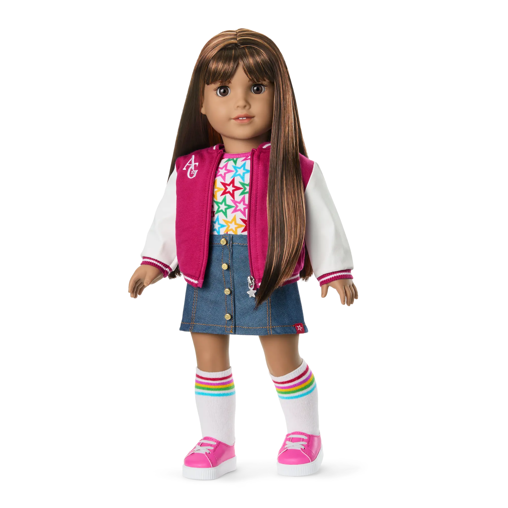 Truly Me 18-Inch Doll #122, Puppy, Mini Backpack & Accessories Ag Star Squad Bundle - Image 2