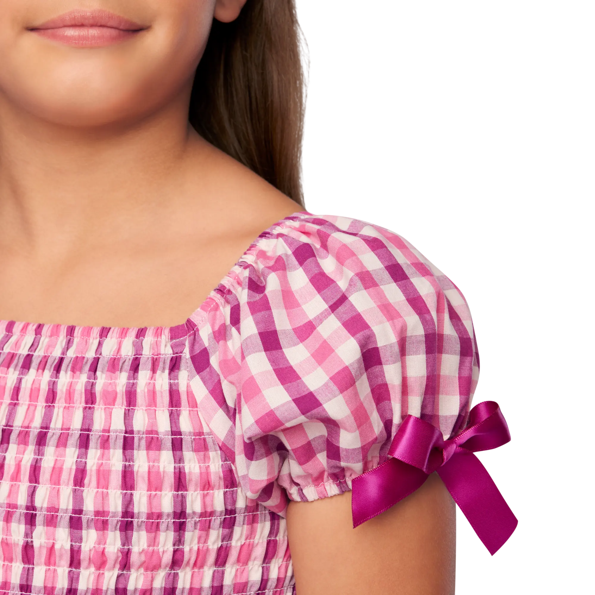 Raquel's Gingham Ruffle Outfit For Girls & 18-Inch Dolls + Raquel Doll (Girl Of The Year 2026) - Image 5