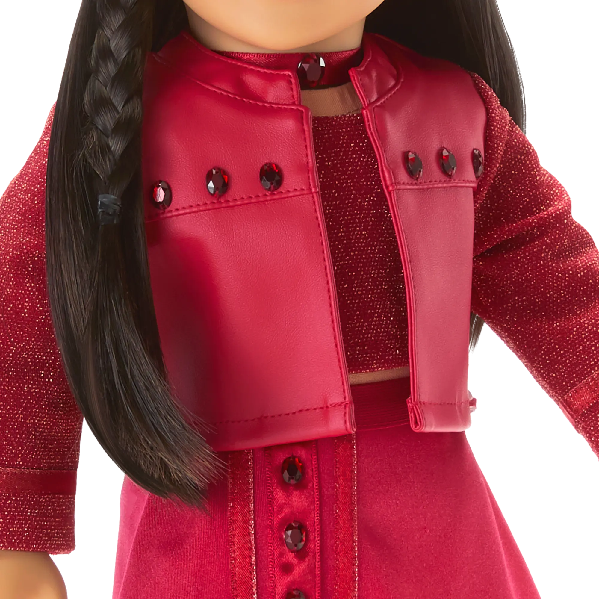 January Gorgeous Garnet Outfit For 18-Inch Dolls - Image 5