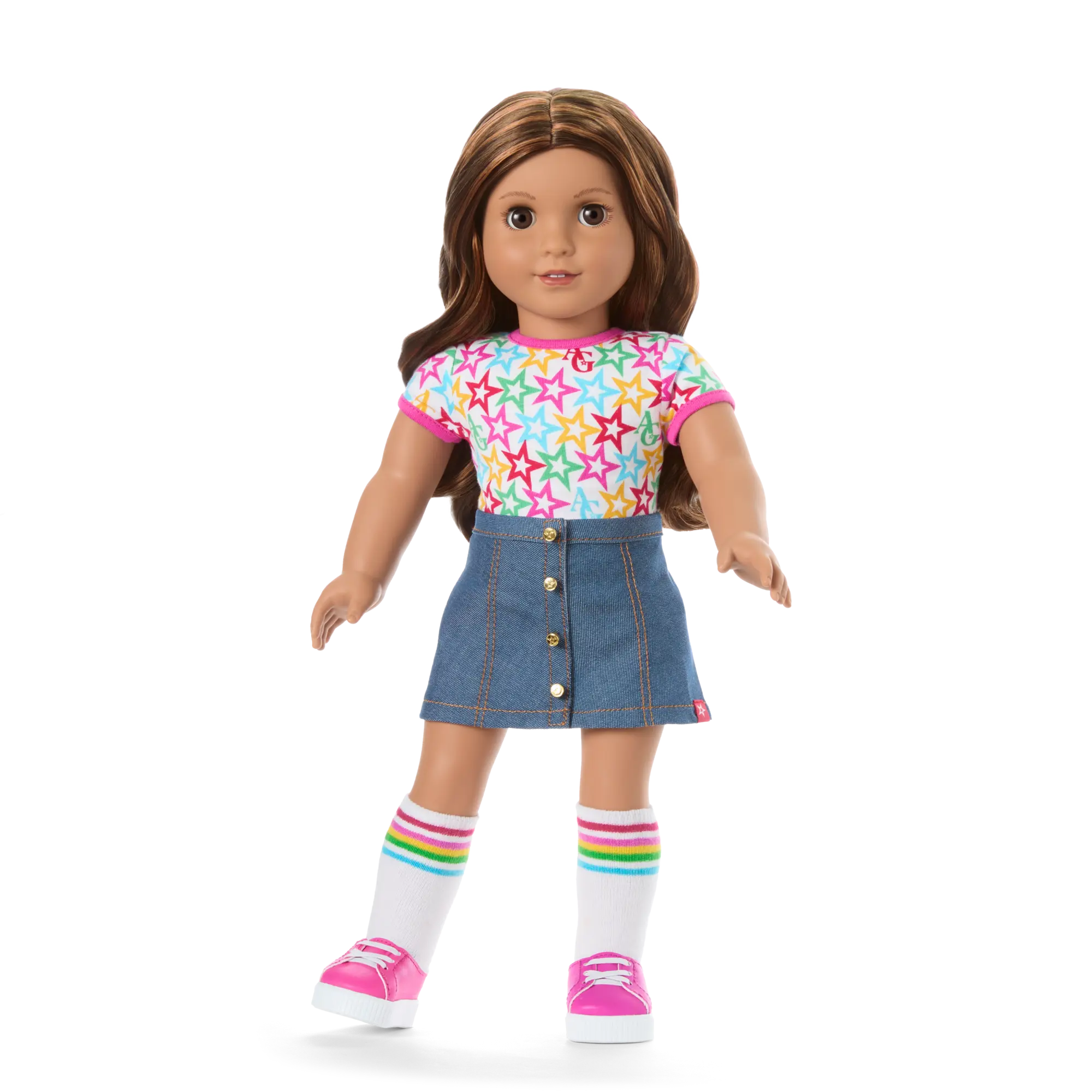 Truly Me 18-Inch Doll #117 With Wavy Dark-Brown Hair - Image 9