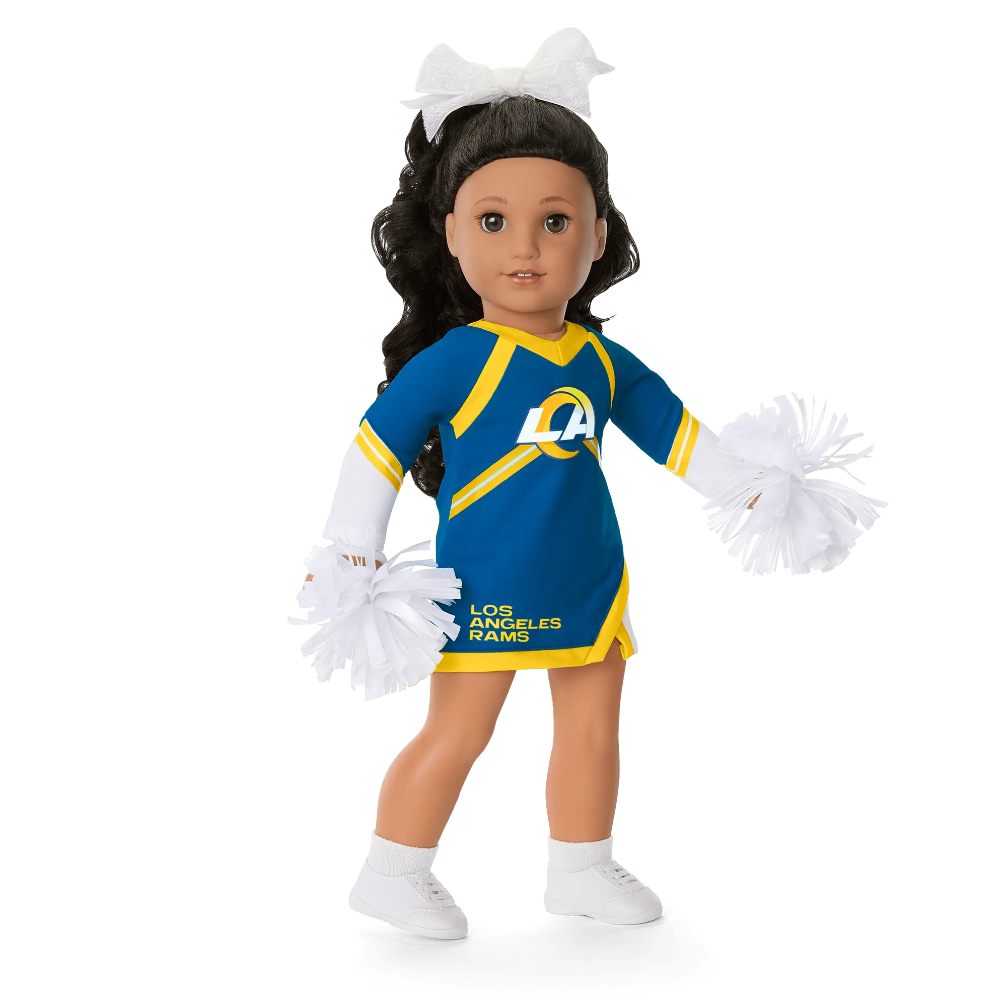American Girl X Nfl Los Angeles Rams Cheer Uniform For 18-Inch Dolls - Image 2