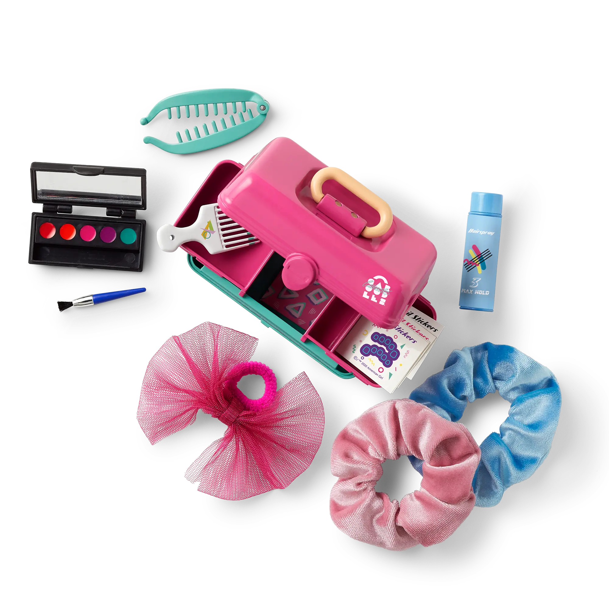 Courtney's Caboodles & Hair Accessories Kit For 18-Inch Dolls (Historical Characters) - Image 2