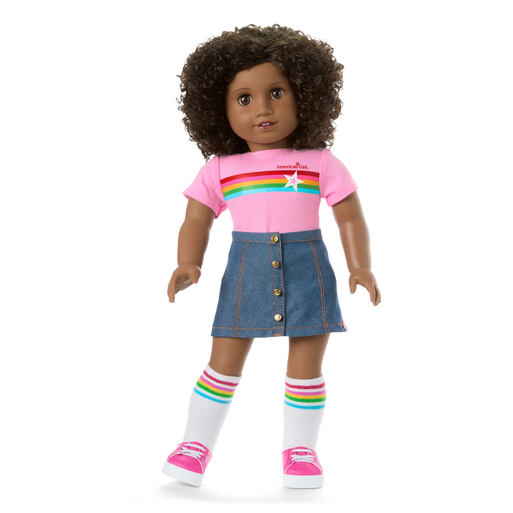 Truly Me 18-Inch Doll #112 With Curly Dark-Brown Hair - Image 10